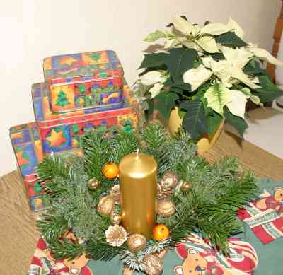 K&uuml;che Adventsgesteck